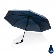 Mały parasol manualny 21' Impact AWARE rPET - Niebieski