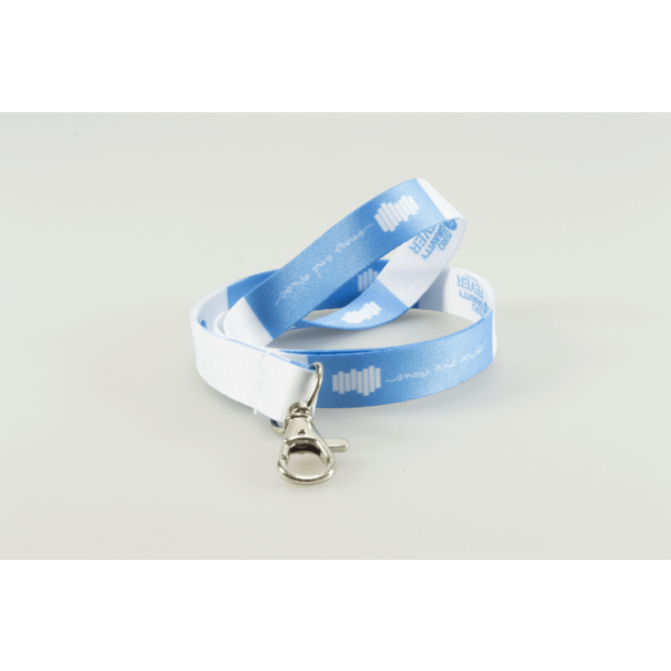 Smycz reklamowa dwustronna (4+4) 15 mm