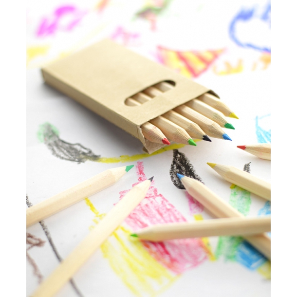 Kredki 6 szt. BARVA ( kartoniki)