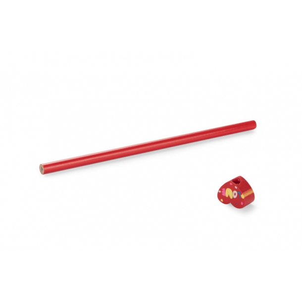 OŁÓWEK z gumką FUNNI MIX - Serce