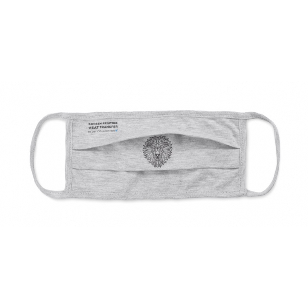 Wielorazowa, jednowarstwowa, bawełniana osłona twarzy