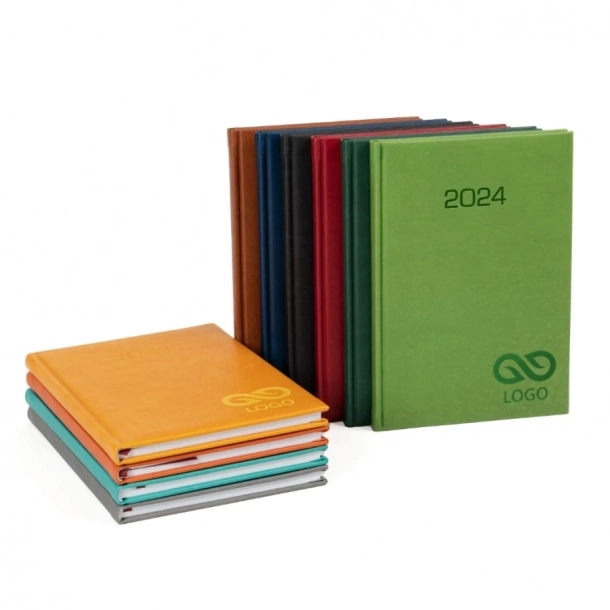 Kalendarz książkowy A4 - Rozkład Tygodniowy - Brązowy