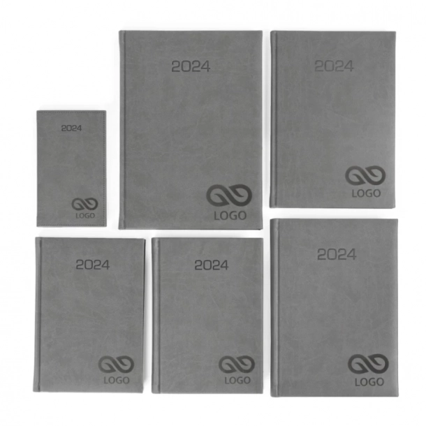 Kalendarz książkowy A4 - Rozkład Tygodniowy - Brązowy