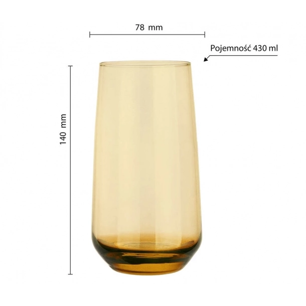 Szklanka Sunset - Miodowy