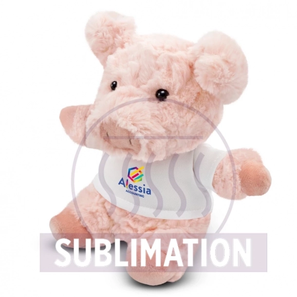 Pluszowa świnka Tailyssia - Różowy - Różowy