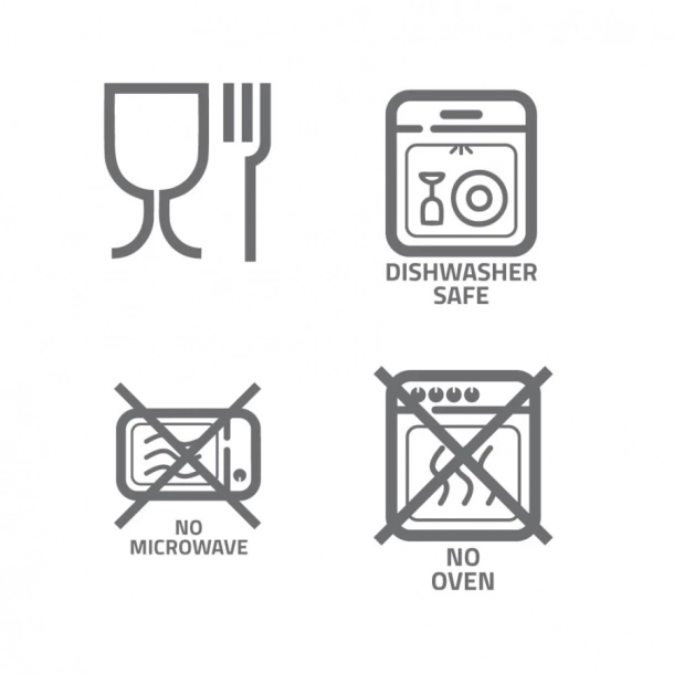 Taeris emaliowany kubek - Biały