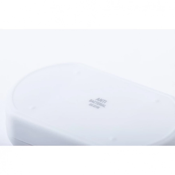 Antybakteryjny pojemnik na tabletki z 3 przegrodami - Biały