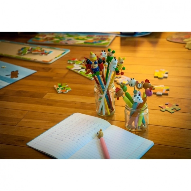 Ołówek 'zwierzątka' | Caden - neutralny