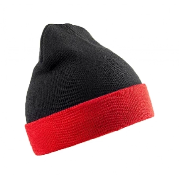 Czapka zimowa Arctos - Czerwony/Czarny