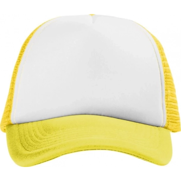 Czapeczka Trucker - Żółty/Biały