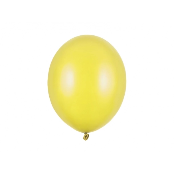 Balon metalizowany 30cm - Żółty
