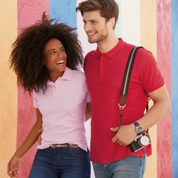 Koszulka Damska Polo Premium Fruit Of The Loom - Ciemny Granatowy