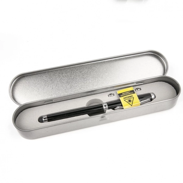 Długopis w etui Laser - Czarny