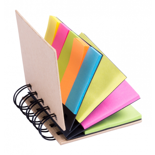 Laska - notatnik z karteczkami samoprzylepnymi