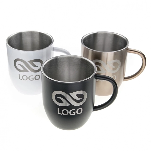 Kubek Stalowy Falun - Złoty