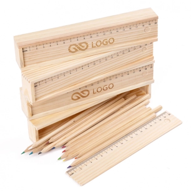 Zestaw Szkolny Nerd - Beżowy