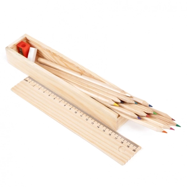 Zestaw Szkolny Nerd - Beżowy - Beżowy