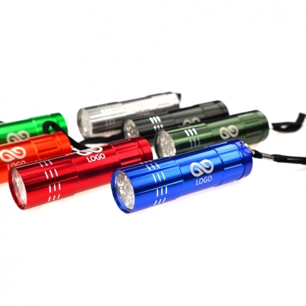 Latarka Led - Srebrny