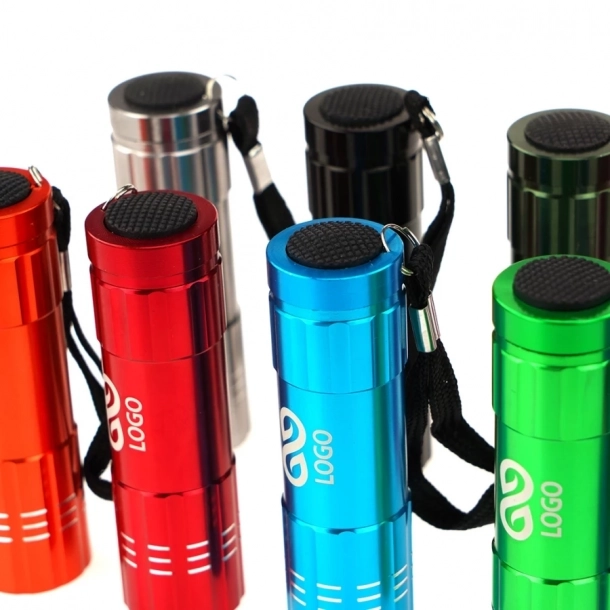 Latarka Led - Srebrny