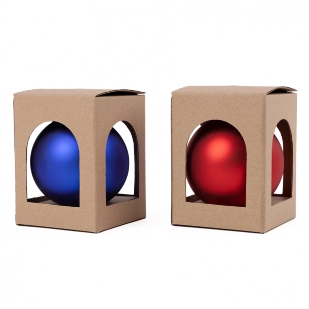 Bombka 80mm - Srebrny