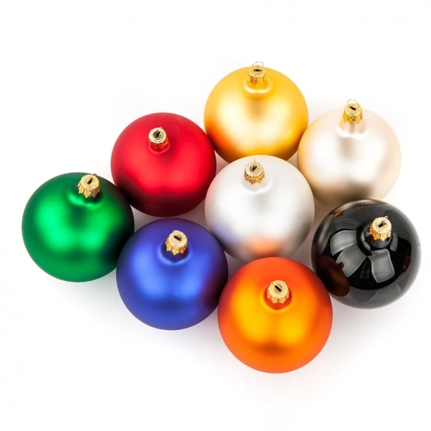 Bombka 80mm - Czerwony