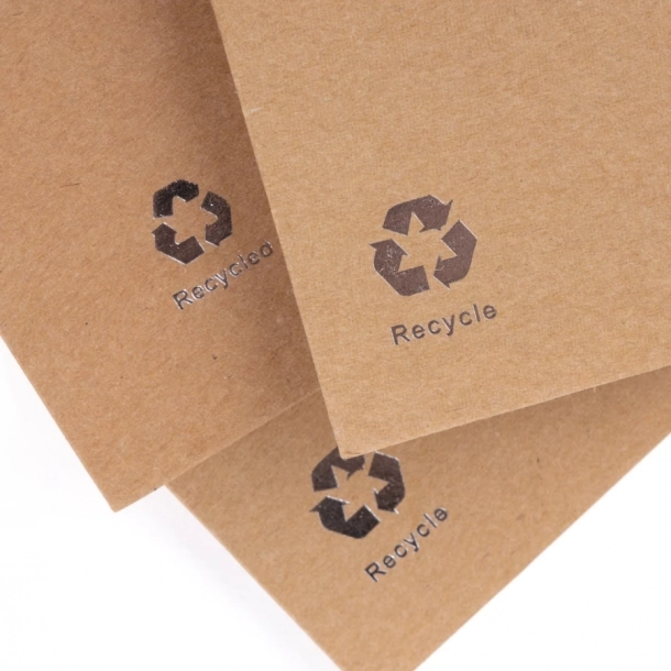 Notes Eco3 z długopisem - Czerwony