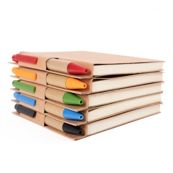 Notes Eco1 z długopisem - Zielony