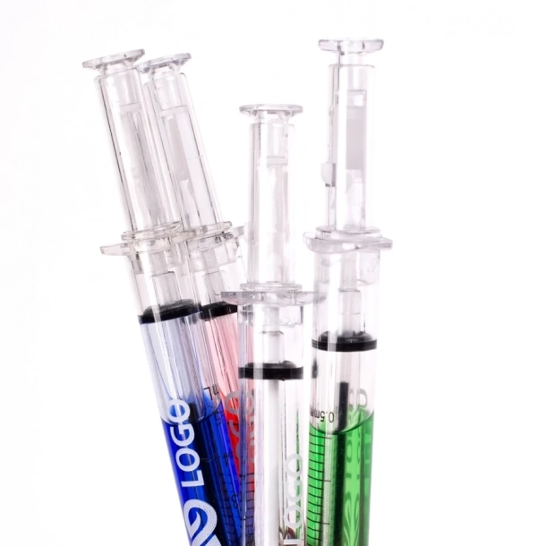 Długopis Strzykawka - Zielony