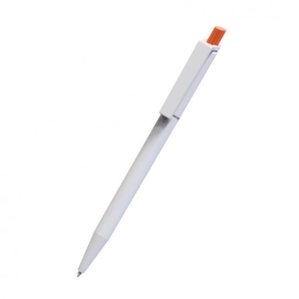 Długopis Roma White - Pomarańczowy