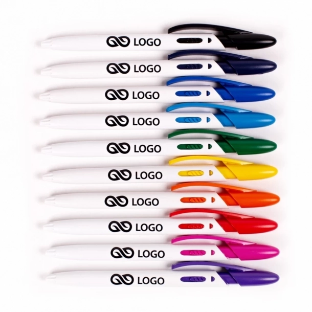 Długopis Rico White - Różowy