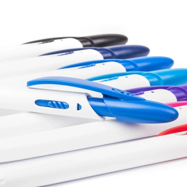 Długopis Rico White - Różowy