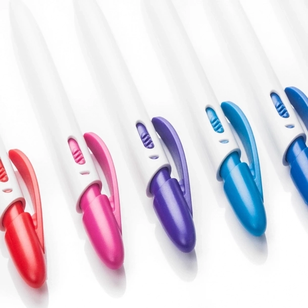 Długopis Rico White - Różowy