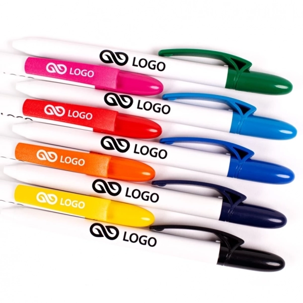 Długopis Fill White - Granatowy