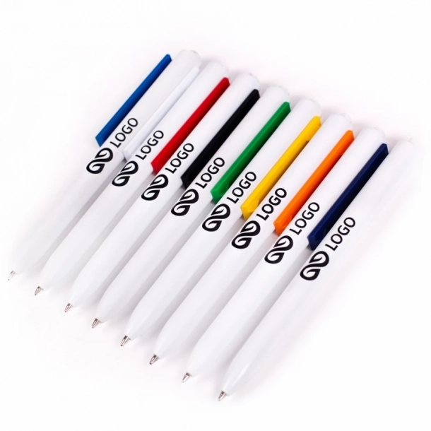 Długopis Comet White - Niebieski