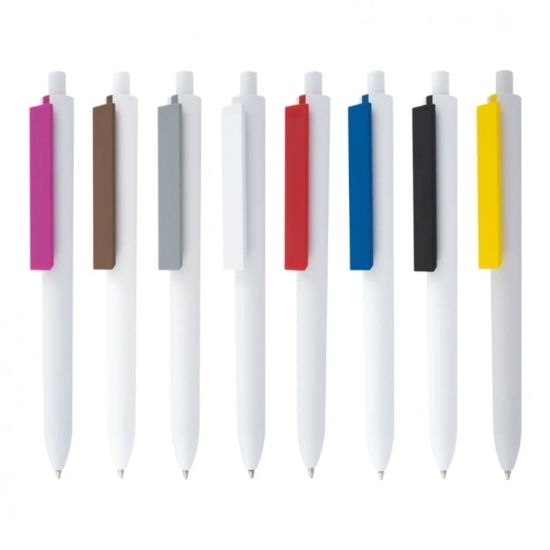 Długopis Comet White - Pomarańczowy