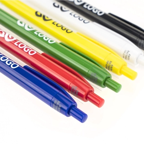 Długopis antybakteryjny Alfa - Czerwony