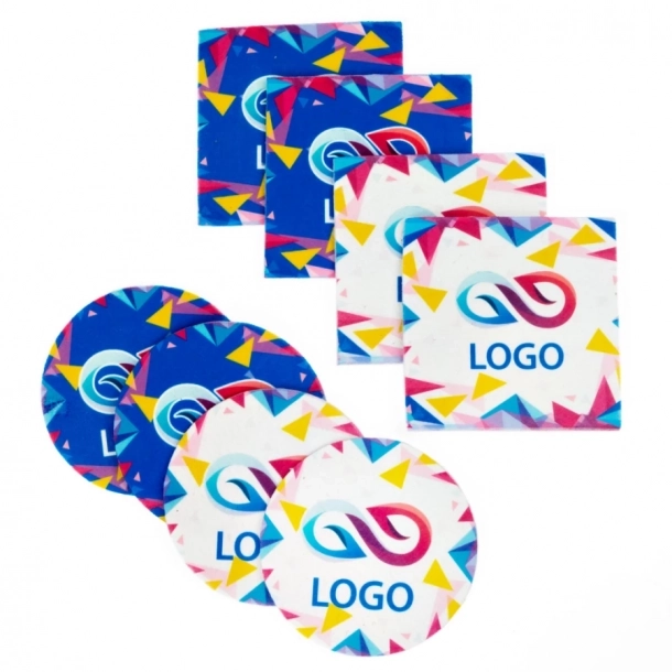 Podkładka filcowa pod kubek - Biały