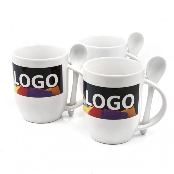 Kubek z łyżeczką - Spoon FullColor