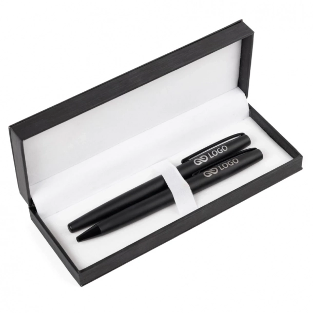 Komplet Piśmienniczy Joey - Czarny