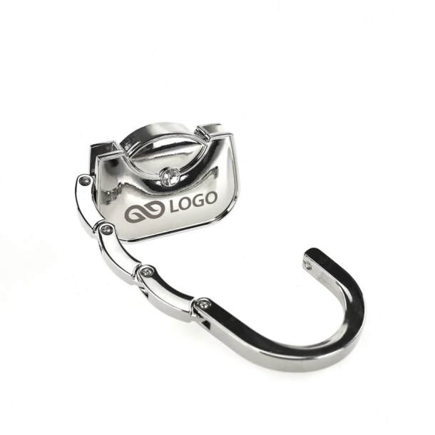 Wieszak na torebkę Lady - Srebrny