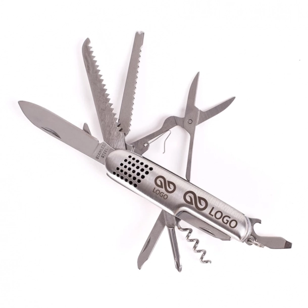 Scyzoryk 13-funkcyjny Steel - Srebrny