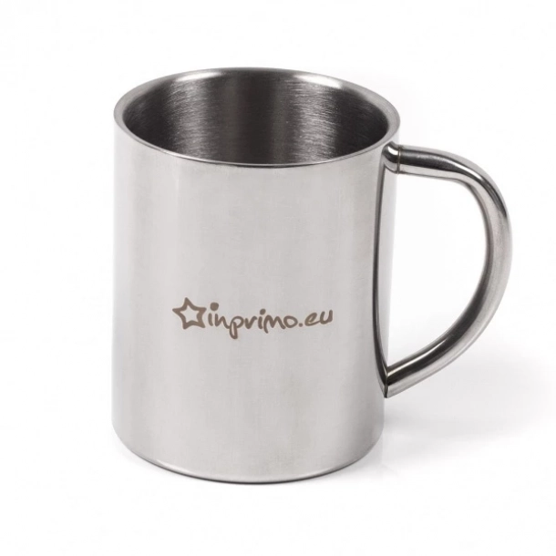 Kubek Stalowy - Srebrny