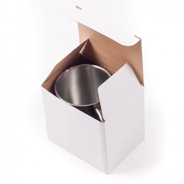 Kubek Stalowy - Srebrny - Srebrny