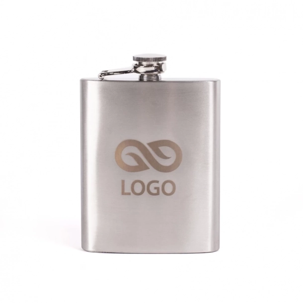 Piersiówka 200ml - Srebrny