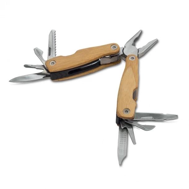 Mini multitool Exton - Brązowy
