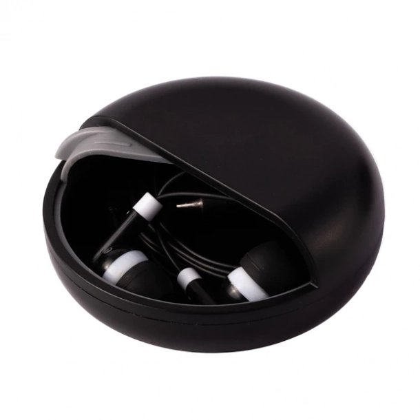 Słuchawki w etui Enlive - Szary - Szary