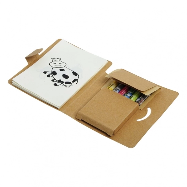 Zestaw do kolorowania Happy - Brązowy