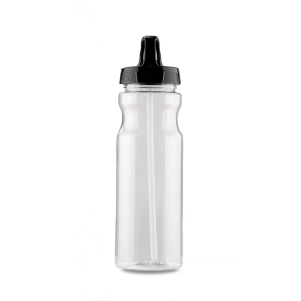 Bidon ze słomką TRANCE - Czarny