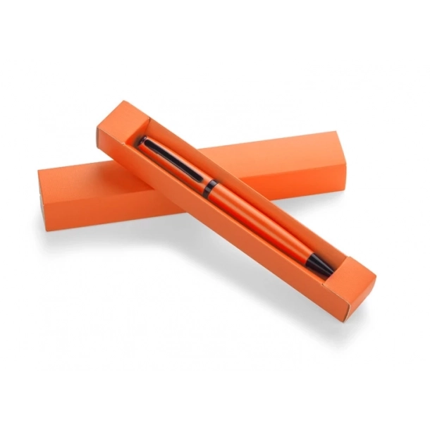 Długopis w etui RIO - Pomarańczowy