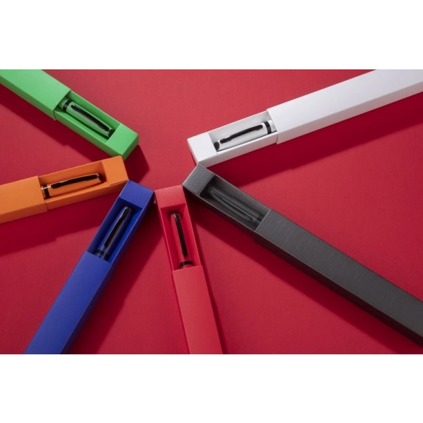 Długopis w etui RIO - Niebieski